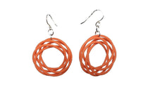 Load image into Gallery viewer, 3D Printed Jewelry Looped Spiral Earrings