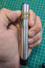 Load image into Gallery viewer, Imperial Officer Code Cylinder Replica Dosimeter - Brass or Silver colored clips - Individually engraved with unique serial numbers