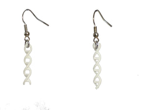 3D Printed Jewelry DNA Strand Earrings