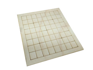 9x9 Go Board Small Wooden Board 0.25 Inch Thick Light-weight Portable Goban