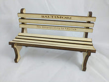 Load image into Gallery viewer, Baltimore Bench Kit - The greatest gift in America!  Miniature Wooden Replica