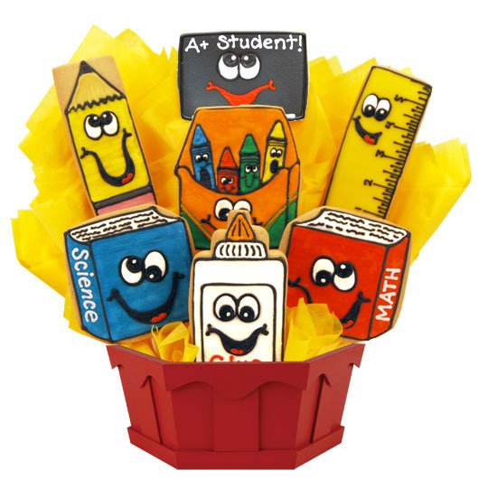 A401 - Wacky School Cookie Bouquet