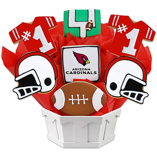 NFL1-ARI - Football Bouquet - Arizona Cookie Bouquet