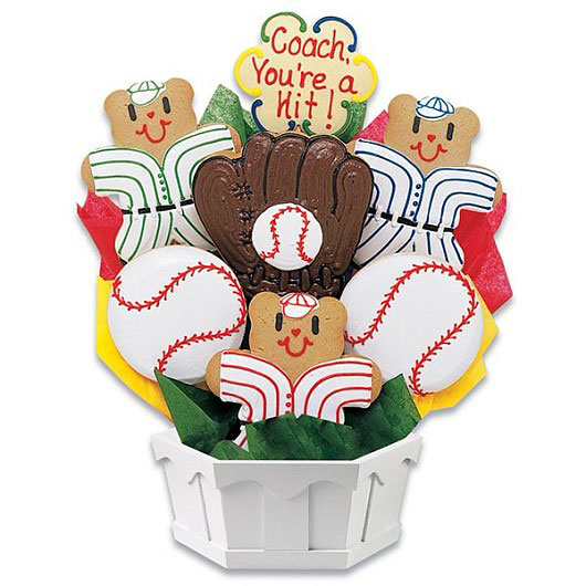 A45 - Baseball Cookie Bouquet