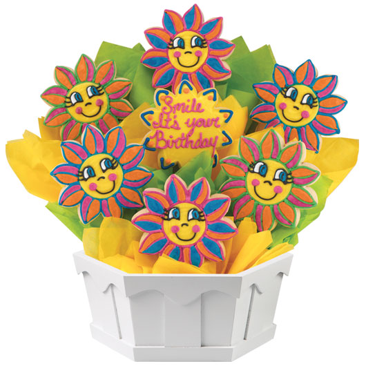 A248 - Birthday Smiles Cookie Bouquet