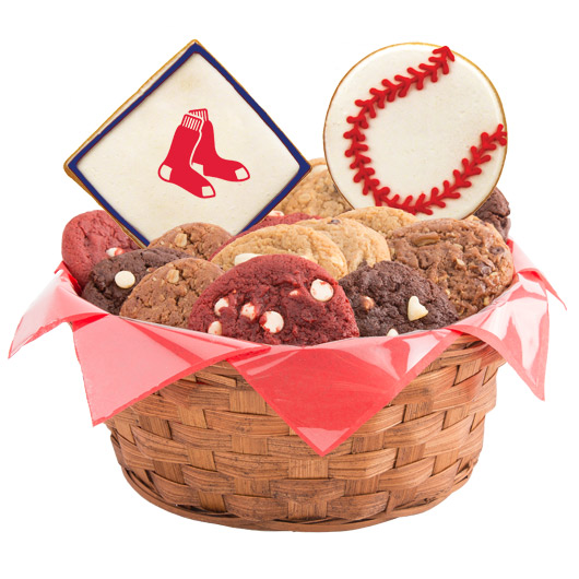 WMLB1-BOS - MLB Basket - Boston Redsox Cookie Basket