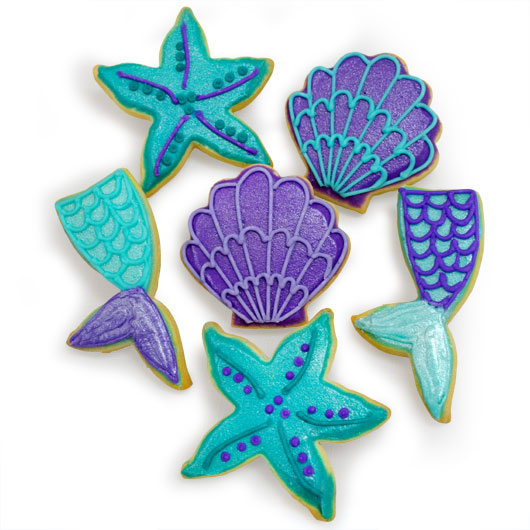 CFA481 - Majestic Mermaids Cookie Favors Cookie Favors