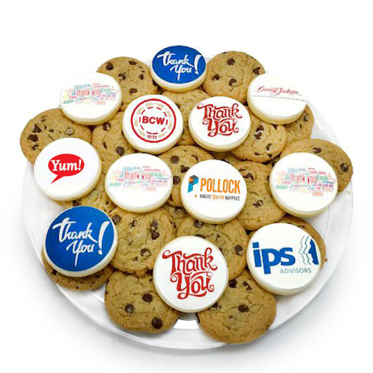 NGPTRY2 - Corporate Large Logo Tray Cookie Tray