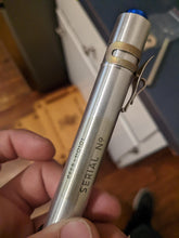 Load image into Gallery viewer, Imperial Officer Code Cylinder Replica Dosimeter - Brass or Silver colored clips - Individually engraved with unique serial numbers
