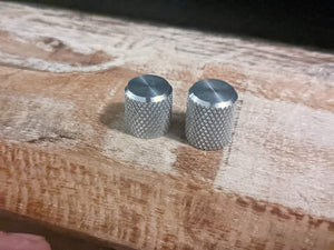metal machined knobs knurled greeblies for Carbonite hero panel