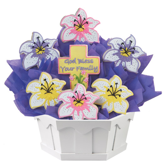 A319 - Flowers of Faith Cookie Bouquet