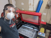 Load image into Gallery viewer, CFS-3 Clear Face Shield set of 10.