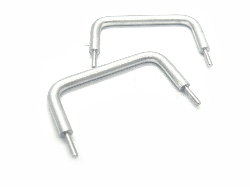 2 metal handles for hero panel -  han in carbonite greeblies