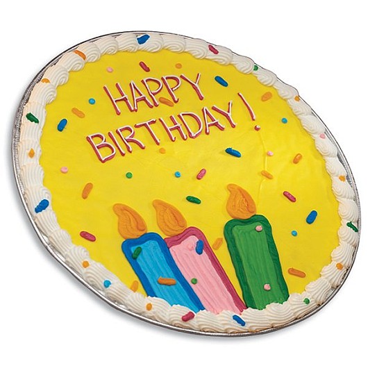 PC5 - Happy Birthday Iced Cookie Cake Cookie Cake