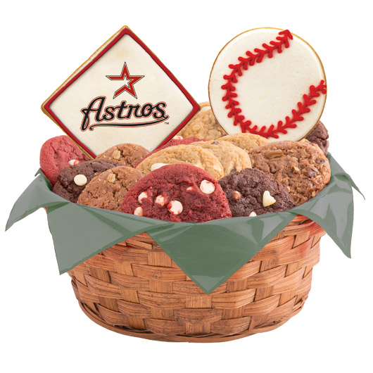 WMLB1-HOU - MLB Basket - Houston Astros Cookie Basket