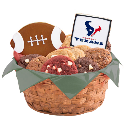 WNFL1-HOU - Football Basket - Houston Cookie Basket