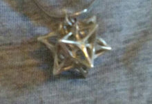 Load image into Gallery viewer, Softened Stellated Dodecahedron Necklace