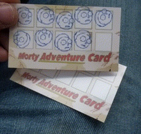 Morty Adventure card - Invoke your right to choose!