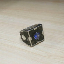 Load image into Gallery viewer, CAAAAAAAAAAN DO! Look at me! Meeseeks Box ring. The latest in portable Meseeks box technology. Stainless Steel CZ
