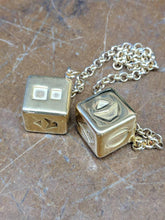 Load image into Gallery viewer, Stainless Steel Smuggler&#39;s Golden Dice - Gold Plated Stainless Steel Dice