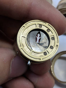Rose's ring replica - accurate functioning iris