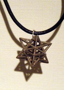 awesome star necklace - small stellated dodecahedron 3d printed