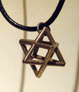 Merkaba Kabalah  - 3d jewish star