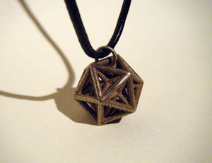 Icosohedron with stellated dodecahedron