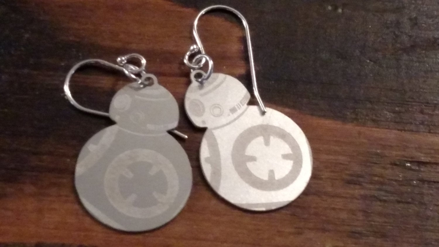 Stainless steel BB-8 earrings
