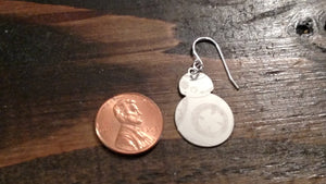 Stainless steel BB-8 earrings