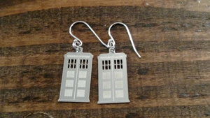 TARDIS Doctor Who Earrings