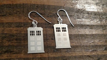 Load image into Gallery viewer, TARDIS Doctor Who Earrings