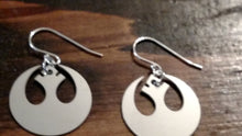 Load image into Gallery viewer, Rebel Swan earrings