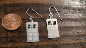 TARDIS Doctor Who Earrings