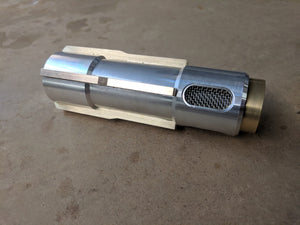 Complete coaxium both parts - vial and canister case