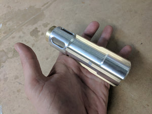 Complete coaxium both parts - vial and canister case