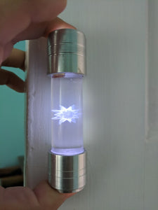 Complete coaxium both parts - vial and canister case