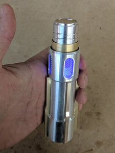 Complete coaxium both parts - vial and canister case