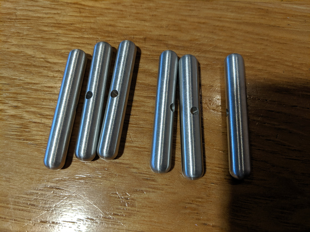 Rebel Pilot X-wing belt mini-flares - Solid Aluminum - light-weight