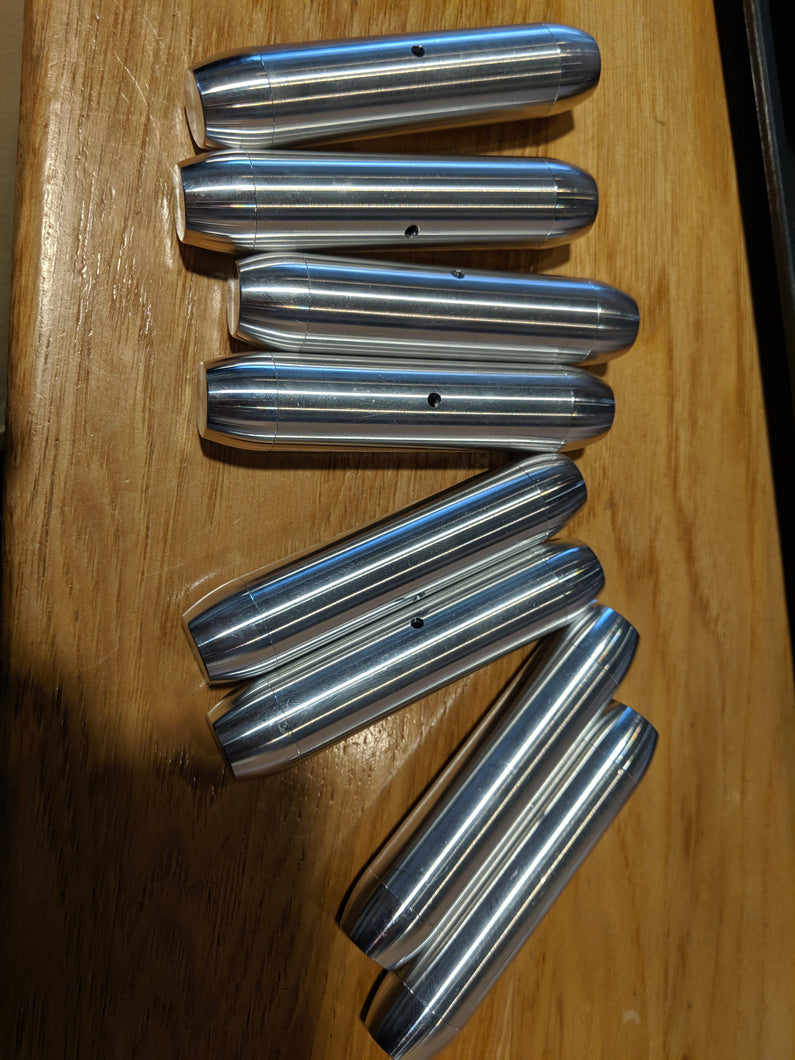 Rebel Pilot Leg Flares - Real Aluminum - hollow light-weight - set of eight
