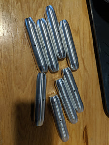 Rebel Pilot Leg Flares - Real Aluminum - hollow light-weight - set of eight