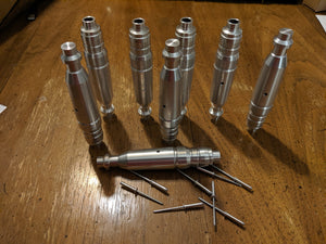 Resistance and Rogue One Pilot replica - X-wing Leg Flares - Real Aluminum - hollow light-weight