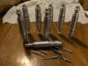 Resistance and Rogue One Pilot replica - X-wing Leg Flares - Real Aluminum - hollow light-weight