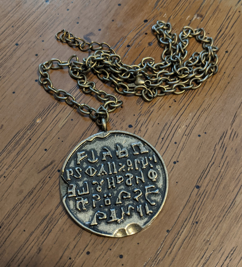 Metal Lonestar's Birthright Pendant from Spaceballs
