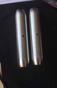 Rebel Pilot Leg Flares - Real Aluminum - hollow light-weight - set of eight