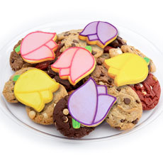 Mom's Tulip Blossoms Cookie Tray - 