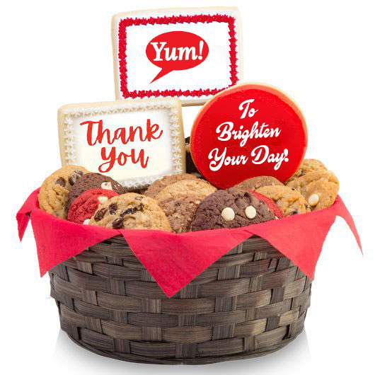 NGPBKT1 - Corporate Cookie Gift Basket Cookie Basket