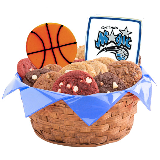 WNBA1-ORL - Pro Basketball Basket - Orlando Cookie Basket