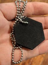 Load image into Gallery viewer, Functioning Battlestar Galactica: Blood &amp; Chrome Necklace &#39;cylon chip&#39;