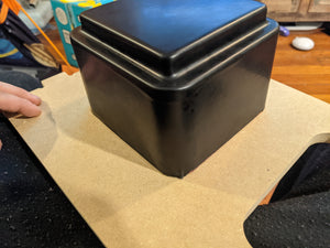 Vacuformed Cavities for Top and Bottom Pocket Plugs for Han in Carbonite Build